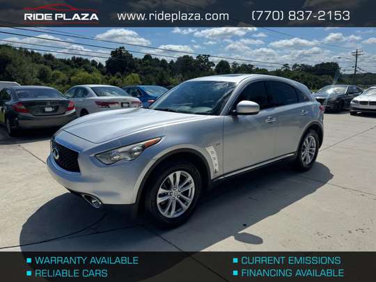 Used 2017 INFINITI QX70 JN8CS1MU2HM143678 for sale in loganville, GA