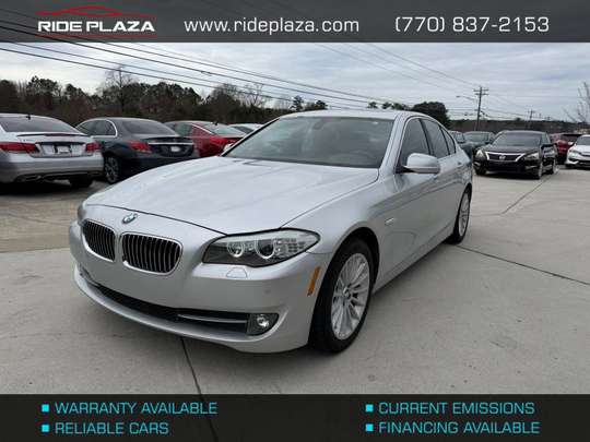 Used 2012 BMW 5 Series WBAFR7C58CC815272 for sale in loganville, GA