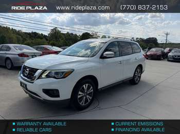 Used 2017 Nissan Pathfinder 5N1DR2MM9HC615605 for sale in loganville, GA