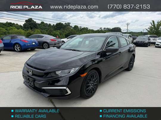 Used 2020 Honda Civic 19XFC2F61LE019581 for sale in loganville, GA