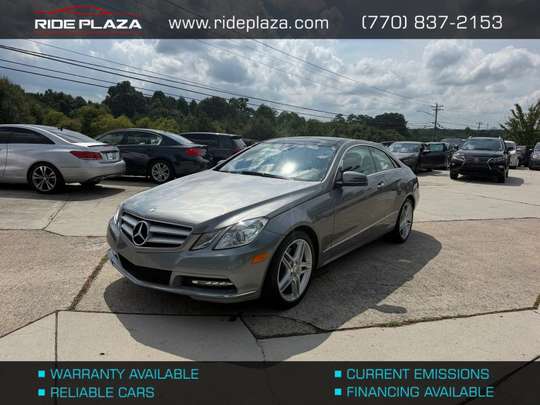 Used 2013 Mercedes-Benz E-Class WDDKJ5KB5DF199203 for sale in loganville, GA
