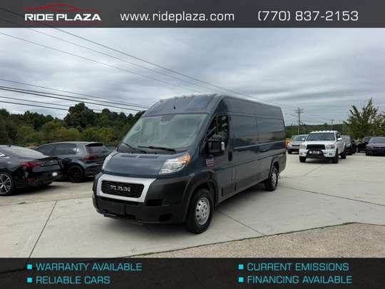 Used 2021 Ram ProMaster Cargo Van 3C6MRVJGXME580037 for sale in loganville, GA