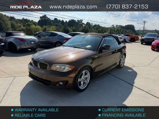 Used 2012 BMW 1 Series WBAUL7C59CVM81895 for sale in loganville, GA