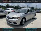 Used 2012 Honda Civic 2HGFB2F87CH574321 for sale in loganville, GA thumb image 1