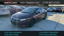 Used 2012 Honda Civic 2HGFB2F56CH550811 for sale in loganville, GA thumb image 1