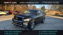 Used 2015 INFINITI QX80 JN8AZ2NF0F9573136 for sale in loganville, GA thumb image 1