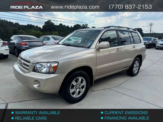 Used 2005 Toyota Highlander JTEGP21A550057990 for sale in loganville, GA