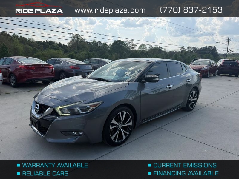 Used 2017 Nissan Maxima 1N4AA6AP9HC425863 for sale in loganville, GA image 1