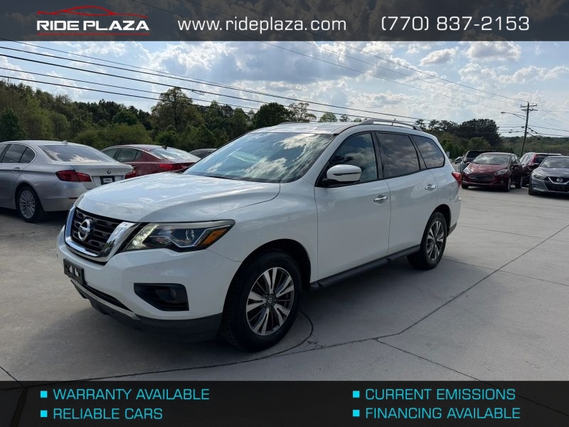 Used 2017 Nissan Pathfinder 5N1DR2MM9HC615605 for sale in loganville, GA image 1