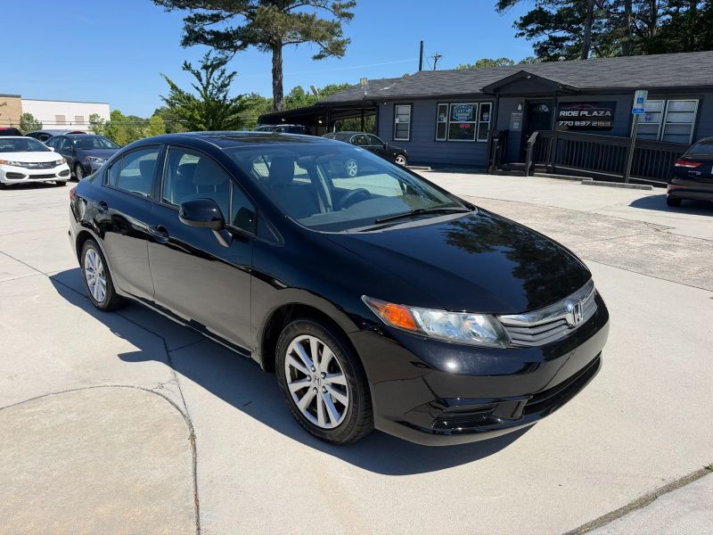 Used 2012 Honda Civic 2HGFB2F80CH538485 for sale in loganville, GA image 3