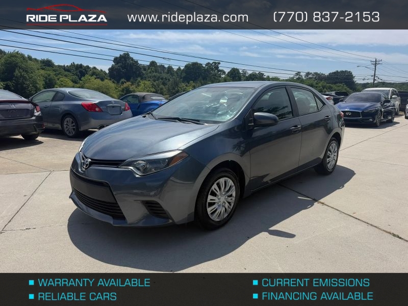 Used 2016 Toyota Corolla 2T1BURHE3GC717283 for sale in loganville, GA image 1