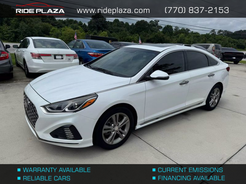 Used 2018 Hyundai Sonata 5NPE34AFXJH680310 for sale in loganville, GA image 1