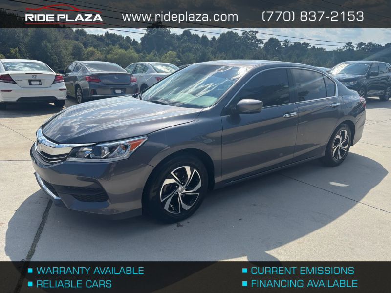 Used 2017 Honda Accord 1HGCR2F36HA217009 for sale in loganville, GA image 1