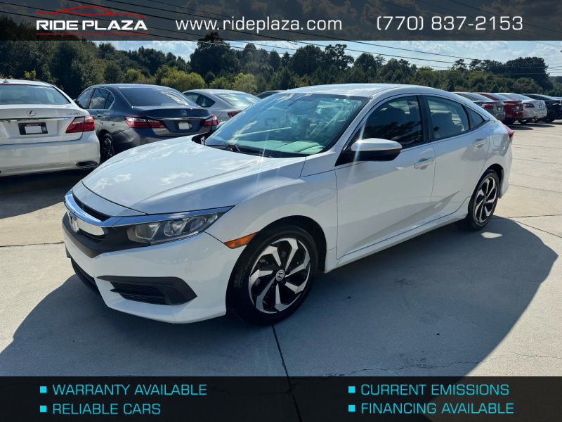 Used 2017 Honda Civic 19XFC2F58HE010262 for sale in loganville, GA image 1